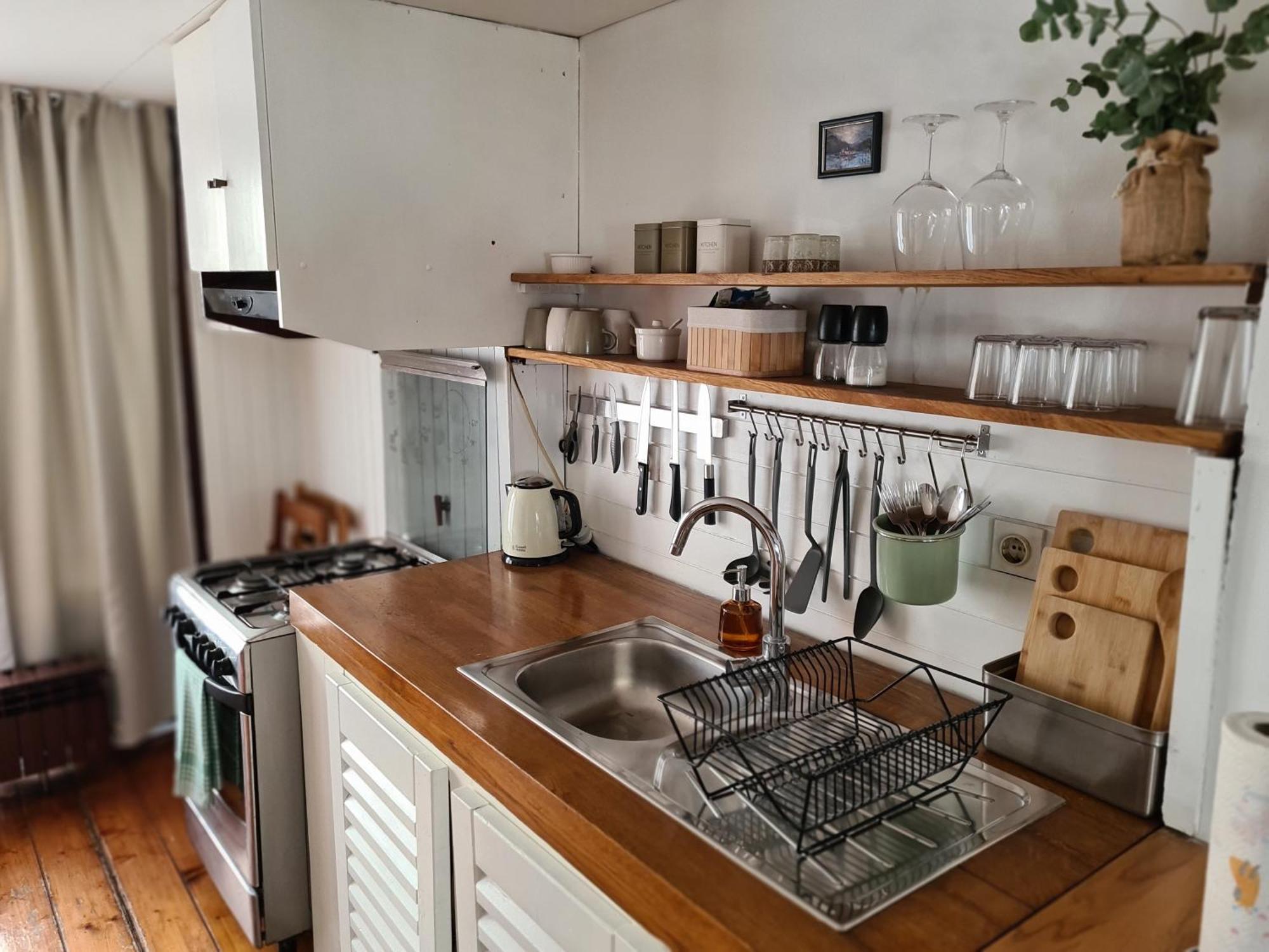 Old Town Cabin Apartment 萨格勒布 外观 照片
