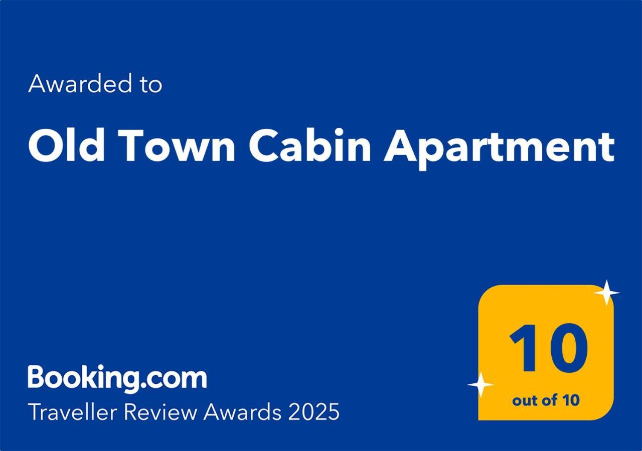 Old Town Cabin Apartment 萨格勒布 外观 照片